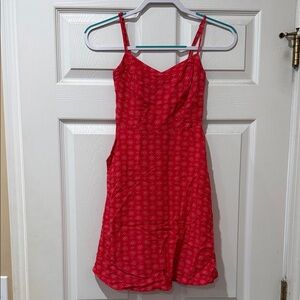 SO Red Spaghetti Strap Sundress